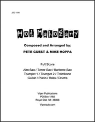 Hot Mahogany Jazz Ensemble sheet music cover Thumbnail